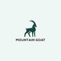 mountain goat logo vector