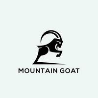 mountain goat logo vector