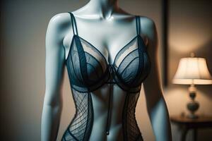 AI generated Sensual lingerie on a mannequin. ai generative photo