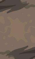 Aesthetic abstract art with a combination of shapes and brown colors. Suitable for background and poster vector