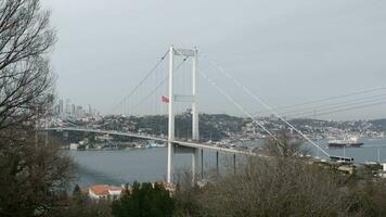 ponte do bósforo em istambul, turquia video