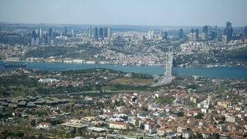 Bosporus brug in Istanbul, kalkoen video