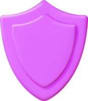 icono de escudo 3d png