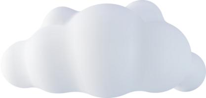 3d Weiß Wolke png