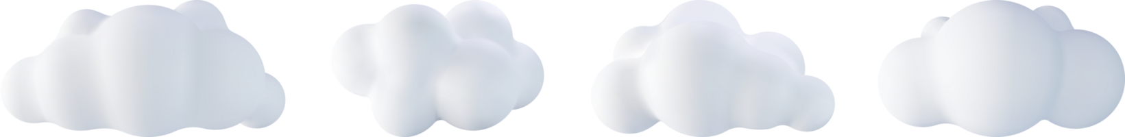 3d Weiß Wolke png