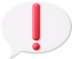 Exclamation Mark in Bubble png