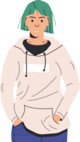 Woman in Casual Clothes png