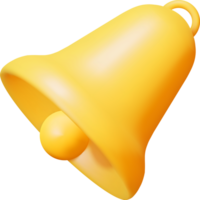 3D Notification Bell Icon png