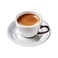 ai gegenereerd kop van espresso Aan transparant achtergrond PNG beeld