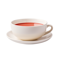 ai généré tasse de soupe sur transparent Contexte png image