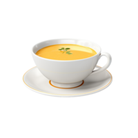 ai generiert Tasse von Suppe auf transparent Hintergrund png Bild