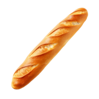 AI generated Baguette on transparent background PNG image