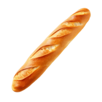 AI generated Baguette on transparent background PNG image