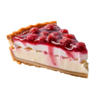 ai généré tranche de tarte sur transparent Contexte png image