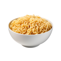 ai generiert Schüssel von Ramen Nudeln auf transparent Hintergrund png Bild