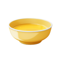 AI generated bowl of soup on transparent background PNG image