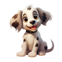 AI generated A Cute Happy Dog Baby Animal -  AI Generative png