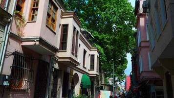 turkey istanbul 12 october 2023. Istanbul old streets in Balat district, Turkey video