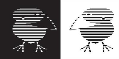 Illustration vector graphics of crow icon