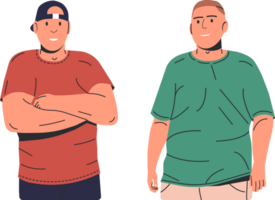 Fat vs Fit Man png