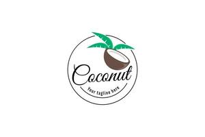 Coco logo vector icono ilustración