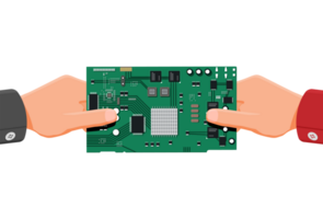 Buyer hand microchip cpu png