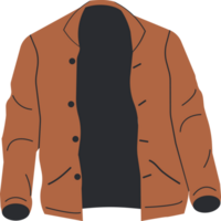 Fashion coat unisex jacket png