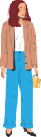 Frauen im Jacke und Hose png