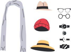 Woman and man wardrobe accessory png