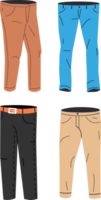 homem jeans calças ou calça png