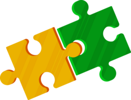 collegamento puzzle pezzi. simbolo di lavoro di squadra png