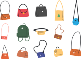 Woman accessories bag or handbag png