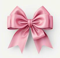 AI generated present bow isolated photo