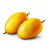 AI generated Mango Mangoes fruit isolated photo