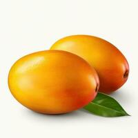 AI generated Mango Mangoes fruit isolated photo