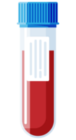 Test Tubes with Caps. Stool, Blood, Urine, Sperm. png