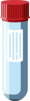 Test Tubes with Caps. Medical Equipment. png