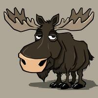 Illustration of Moose in vector