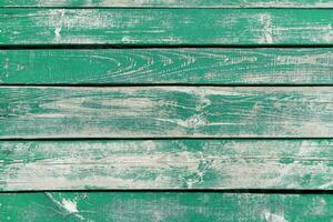 Green weathered aged wooden background photo