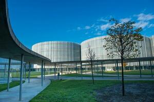 The Bocconi University of Milan has characterized a large area of urban fabric with its various buildings photo