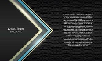 Futuristic technology banner background with triangles stripes. vector