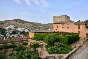 the alhambra palace in granada, spain photo