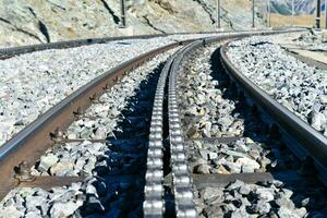 Train Tracks - Switzerland photo