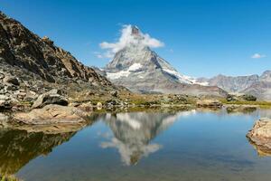 Riffelsee Lake - Switzerland photo