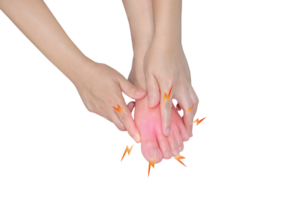 Pain in the back of the foot PNG transparent