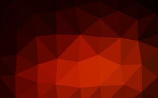 Dark Red vector polygon abstract background.