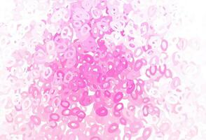 Light Pink vector cover with spots.