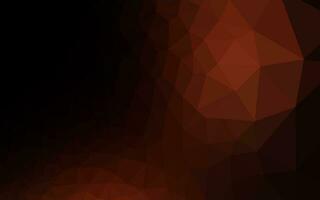 Dark Red vector blurry hexagon template.