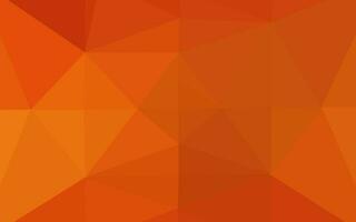 Light Orange vector abstract polygonal texture.