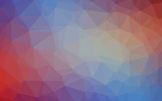 Light Blue, Red vector abstract polygonal texture.